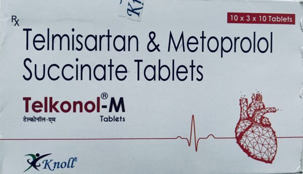 Telkonol-M Telmisartan And Metoprolol Succinate Tablets