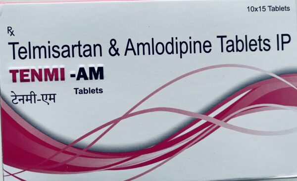 TENMI-AM <br><p><small>Telmisartan And Amlodipine Tablets IP, 40 + 5 mg</small></p>