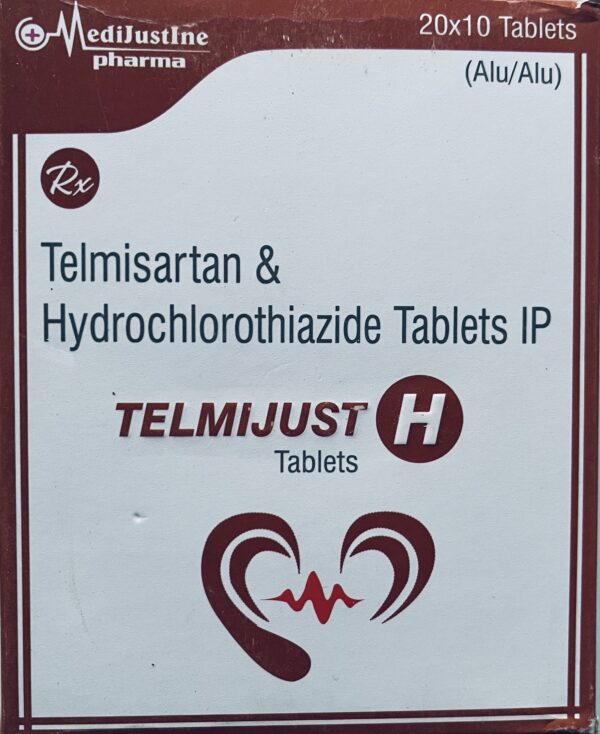 TELMIJUST-H Telmisartan and Hydrochlorothiazide Tablets IP, Dr. Reddy's, Treatment: Treat High Blood Pressure