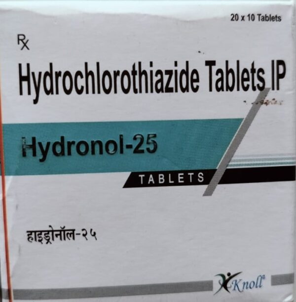 Hydronol 25 Tablet <br><p><small>Hydrochlorothiazide (25mg)</small></p>