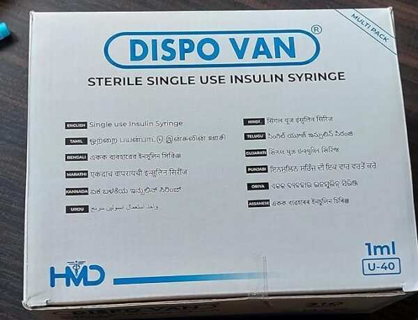 1ML SYP NDL U-40 31G DISPOVAN<br><p><small>INSULIN NEEDLE</p></small>