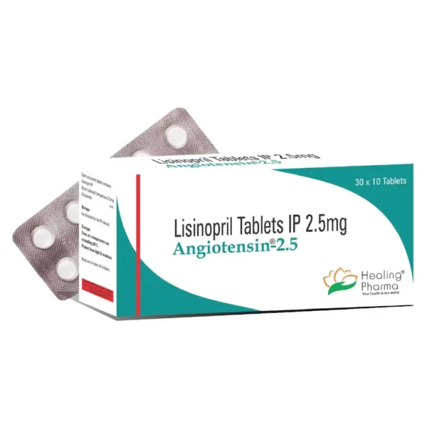 Angiotensin 2.5<br><p><small>Lisinopril Anhydrous 2.5 mq Tabets</p></small>