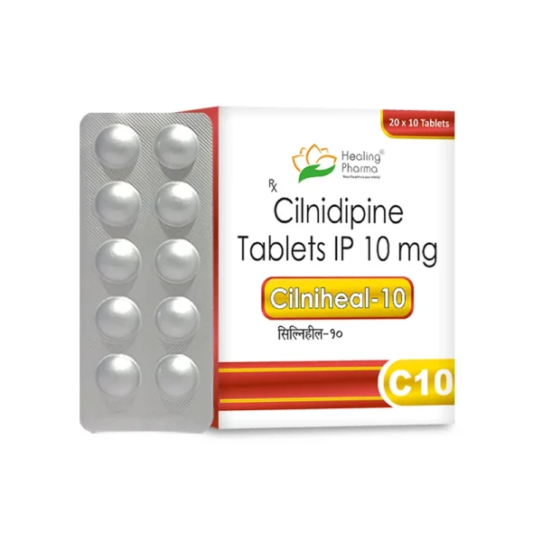 Cilniheal 10<br><p><small>Cilnidipine 10 mq Tablets</p></small>