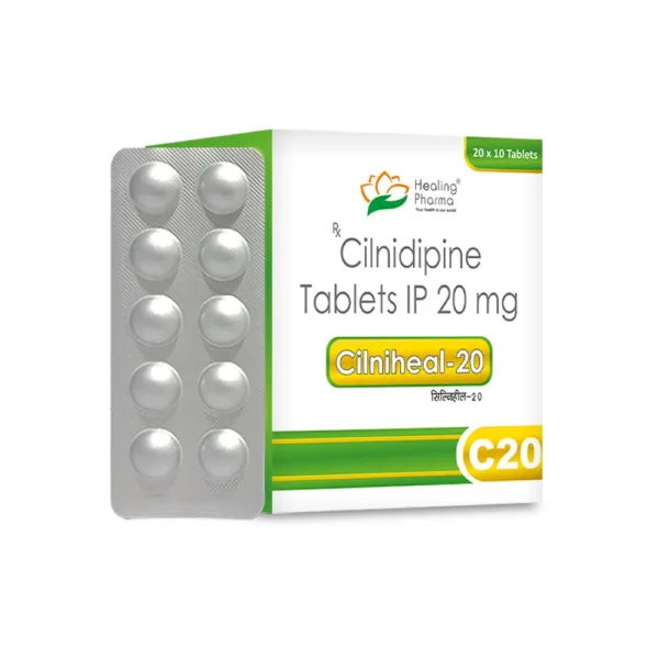 Cilniheal 20<br><p><small>Cilnidipine 20 mq Tablets</p></small>