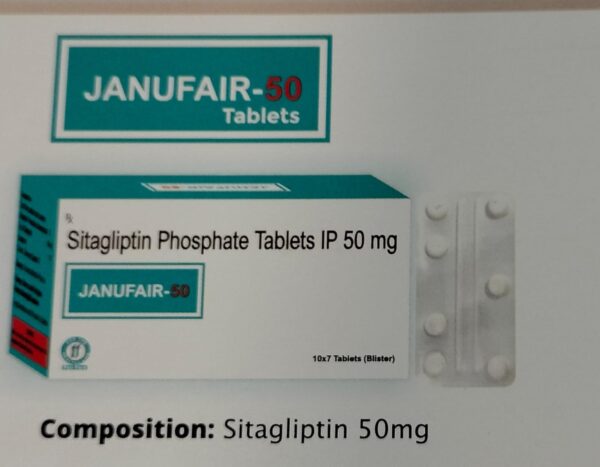 JANUFAIR 50<br><p><small>SITAGLIPTIN PHOSPHATE</p></small>