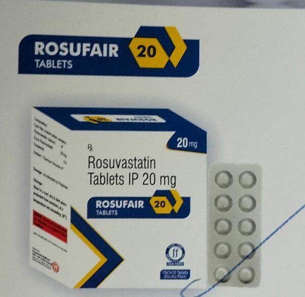 ROSUFAIR 20<br><p><small>ROSUVASTATIN TABLETS</p></small>