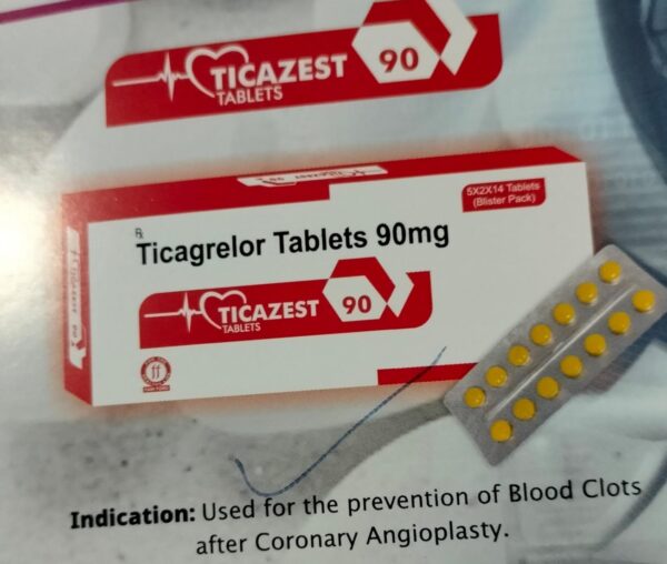 TICAZEST 90<br><p><small>TICAGRELOR</p></small>