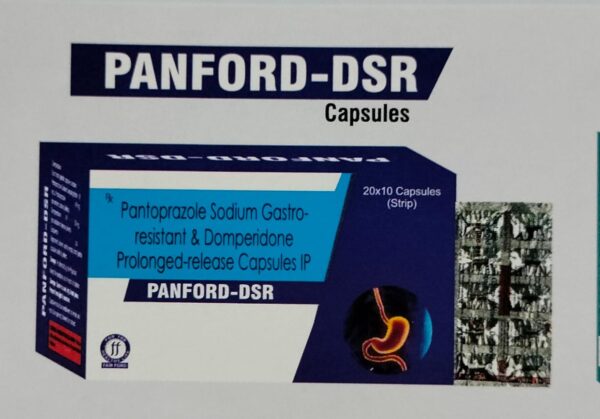 PANFORD DSR<br><p><small>PANTOPRAZOLE AND DOMPERIDONE CAPSULES</p></small>