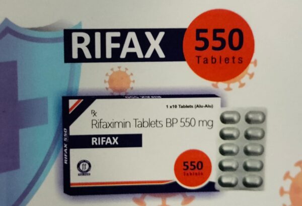 RIFAX 550<br><p><small>RIFAXIMIN TABLETS</p></small>