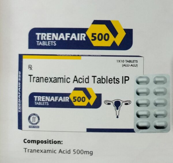 TRENAFAIR 500<br><p><small>TRENAXAMIC ACID TABLETS</p></small>