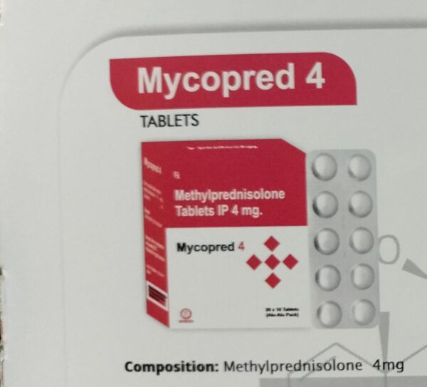 MYCOPRED 4<br><p><small>METHYLPREDNISOLONE TABLETS</p></small>