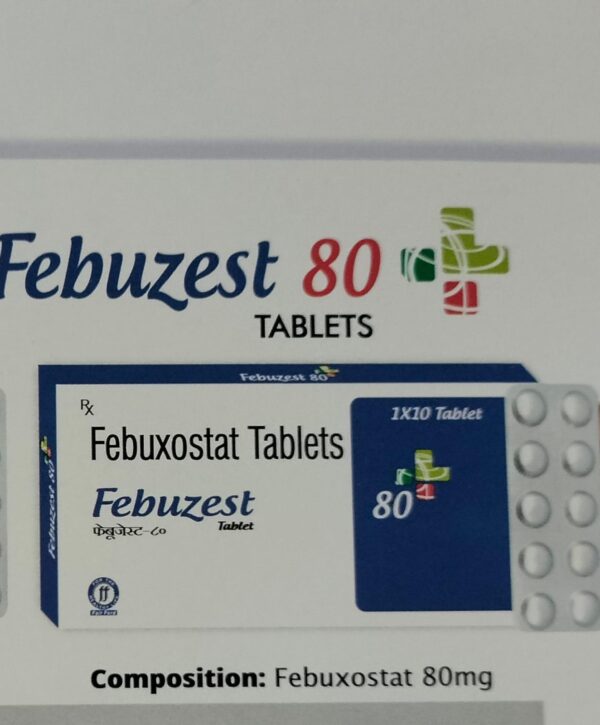 FEBUZEST 80<br><p><small>FEBUXOTATE TABLETS</p></small>