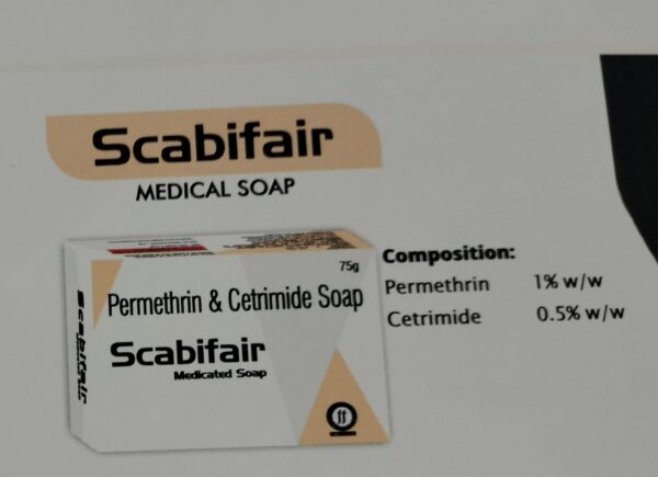 SCABIFAIR SOAP<br><p><small>PERMATHRINE SOAP</p></small>