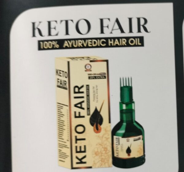 KETOFAIR OIL<br><p><small>AYURVEDIC HAIR OIL</p></small>