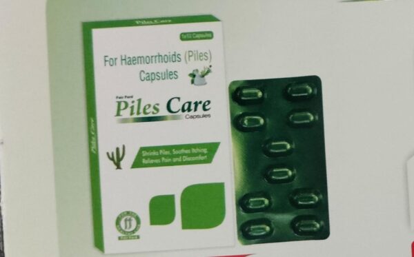PILES CARE CAPSULE<br><p><small>AYURVEDIC</p></small>