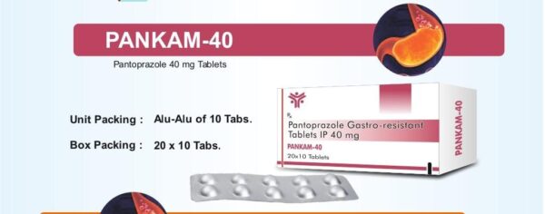 PANKAM-40 1X10<br><p><small>PANTOPRAZOLE 40 MG</p></small>