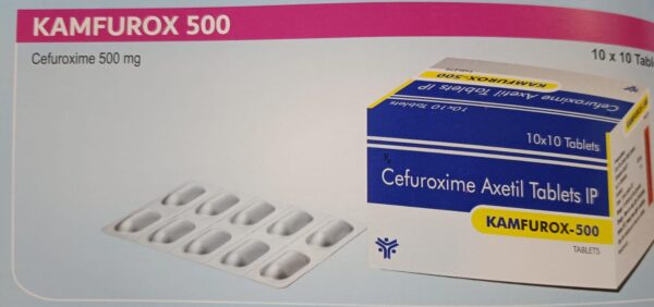 KAMFUROX 500 1*10<br><p><small>Cefuroxime Axetil 500mg</p></small>