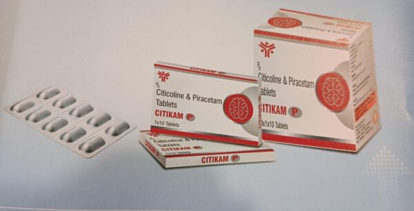 CITIKAM P 1*10<br><p><small>CITICOLINE AND PIRACETAM</p></small>