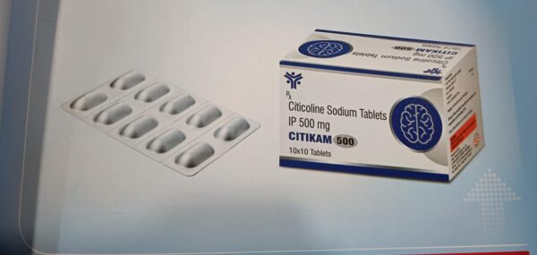 CITIKAM 500 1*10<br><p><small>CITICOLINE 500 MG</p></small>