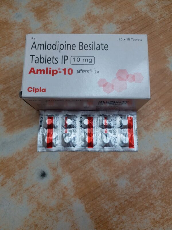 AMLIP-10 1*10<br><p><small>AMLODIPINE 10 MG TAB</p></small>
