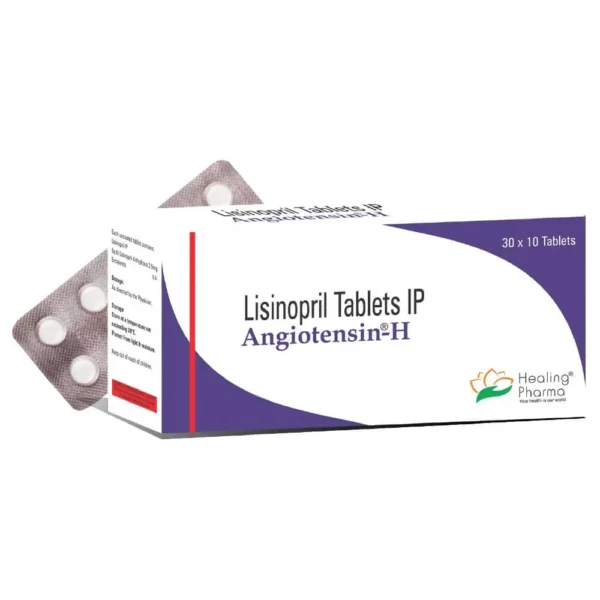 Angiotensin  H<br><p><small>Lisinopril Anhydrous  5 mg  +Hydrochlorothiazide  12.5 mg  Tablets</p></small>