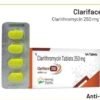 Clariface 250<br><p><small>Clarithromycin 250 mq Tablets</p></small>