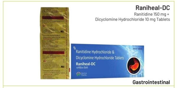 RaniheaI-DC<br><p><small>ranitidine and dicyclomine hcl tablets</p></small>