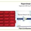 Naproheal 250<br><p><small> Naproxen 250 mg Tablets</p></small>