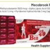 Mecobrook Plus<br><p><small>methycobalamin + alpha liopic accid + folic acid + pyridoxine capsules</p></small>