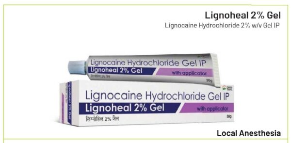 Lignoheal 2% Gel<br><p><small>Liqnocaine Hydrochloride 2% w/v Gel IP</p></small>