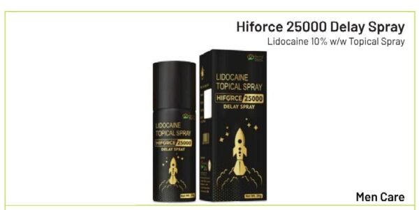 Hiforce 25000 Delay Spray<br><p><small>Lidocaine 10% w/w Topical Spray</p></small>