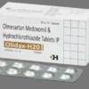 OLIDAX H20 TAB<br><p><small>Olmesartan Medoxomil 20 mg + Hydrochlorothazide 12.5 mg Tab</p></small>