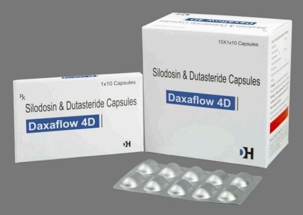 DAXAFLOW - 4D CAP<br><p><small>Silodosin 4 mg + Dutasteride 0.5 mg Cap</p></small>