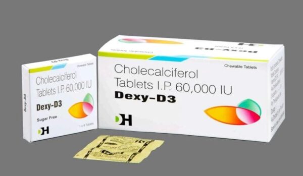 DEXY D3 TAB<br><p><small>Cholecalciferol 60,000 I.U. Orange Flavored (Chewable) Tab.</p></small>