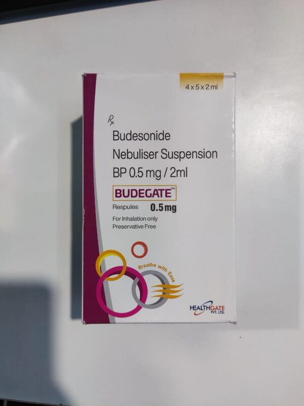 budegate 0.5 mg<br><p><small>budesonide nebuliser suspension BP</small></p>