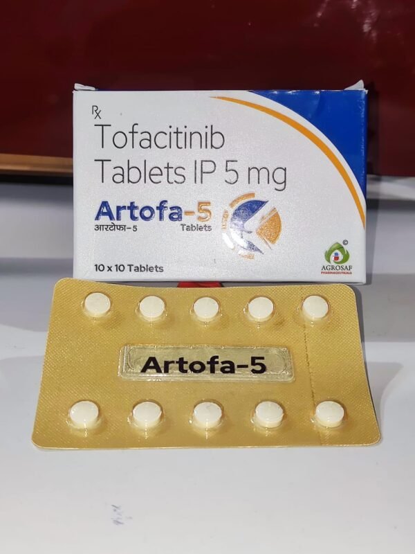 Artofa-5 Tablets <br><p><small>Tofacitinib tablets IP 5 mg</br></p></small>