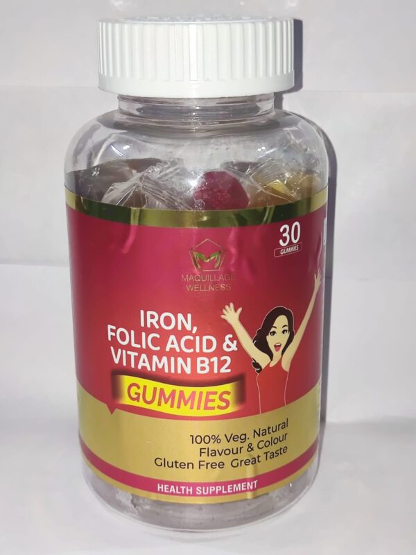 Gummies<br><p><small>Iron Folic Acid & Vitamin B12</p></small>