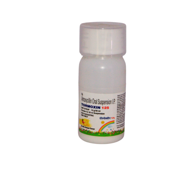 TORMOXIN 125 ORAL  (Amoxycillin Oral suspension 125mg)