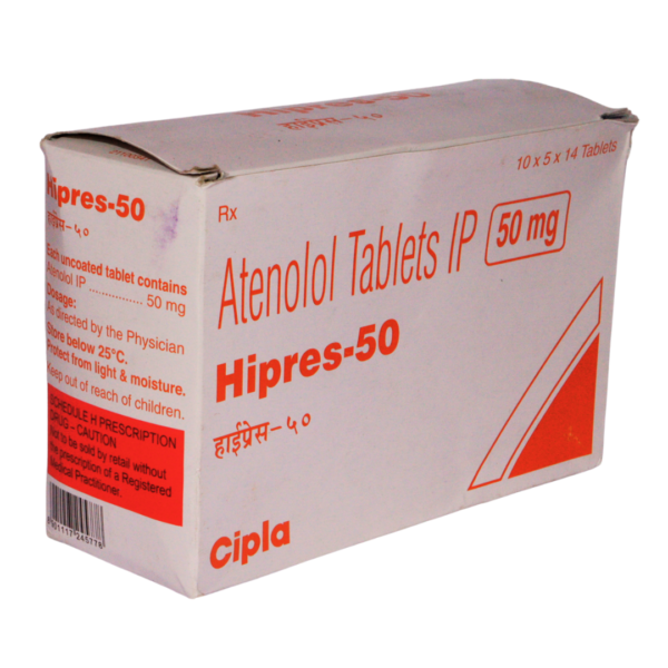 Hipres 50mg (Atenolol 50mg) - Image 2