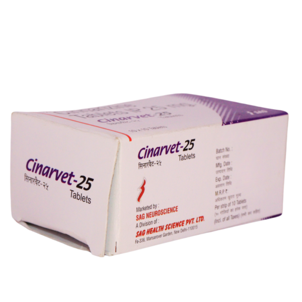 Cinarvet 25 (Cinnarizine 25mg) - Image 3