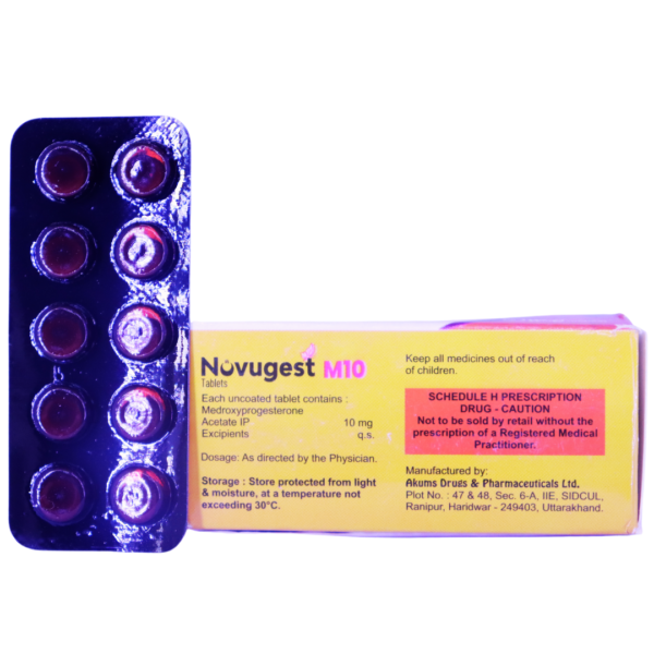 Novugest M10 (Medroxyprogesterone acetate (10mg)) - Image 2