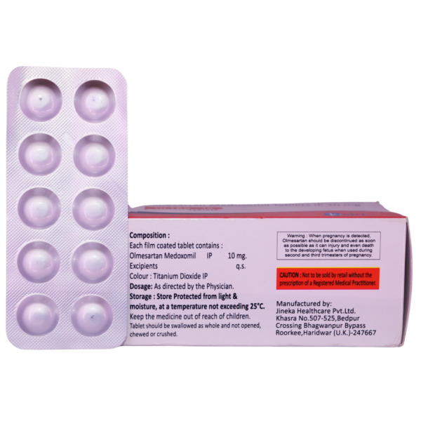 Oltes 10 (Olmesartan Medoxomil 10 mg) - Image 2