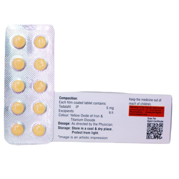 Tastylia 5 (Tadalafil 5 mg) - Image 2