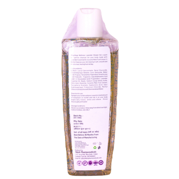 Lavender Shower Gel (Fortified with Lavender Essential Oil and Cucumis Melo Fruit Extract) - Image 2