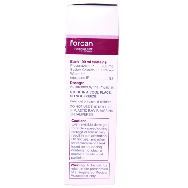Forcan (Fluconazole 2mg/ml  Sodium Chloride 0.9% w/v) - Image 2