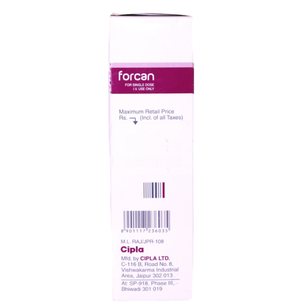 Forcan (Fluconazole 2mg/ml  Sodium Chloride 0.9% w/v) - Image 3