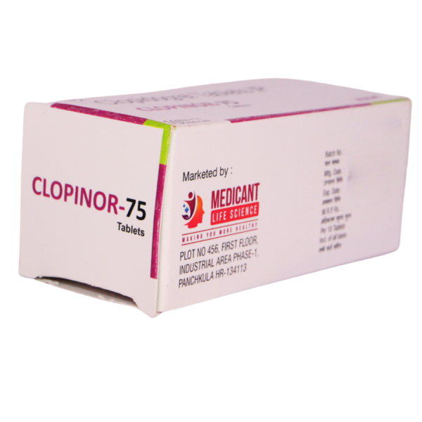 Clopinor 75 (Clopidogrel 75mg) - Image 3