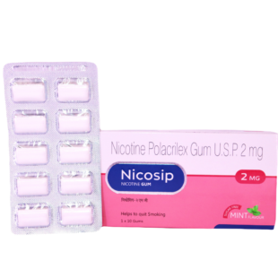 Nicosip Nicotine Gum Mint Flavour