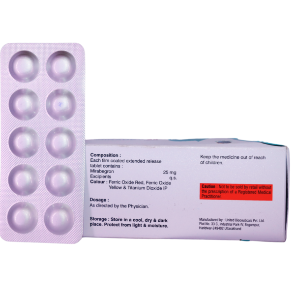 Miradey 25 (Mirabegron Extended Release 25 mg) - Image 2