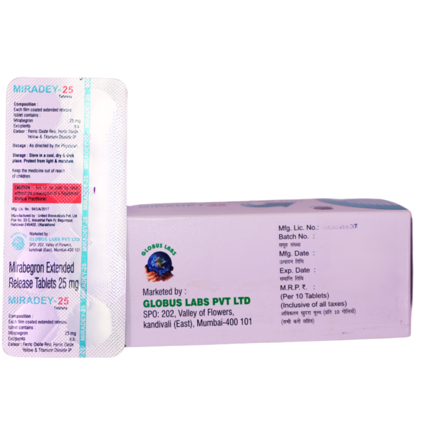 Miradey 25 (Mirabegron Extended Release 25 mg) - Image 3